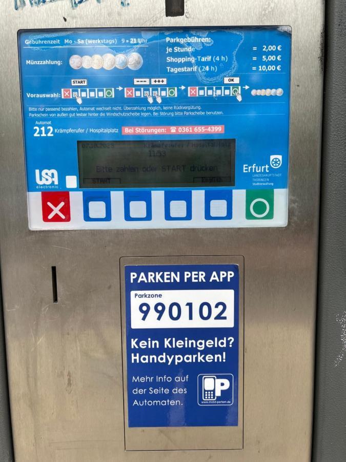 Altstadtjuwel Am Hospitalplatz - 3 Mit Balkon Эрфурт
